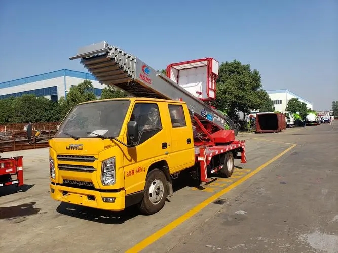 泰州高港附近云梯车出租 砂石搬运